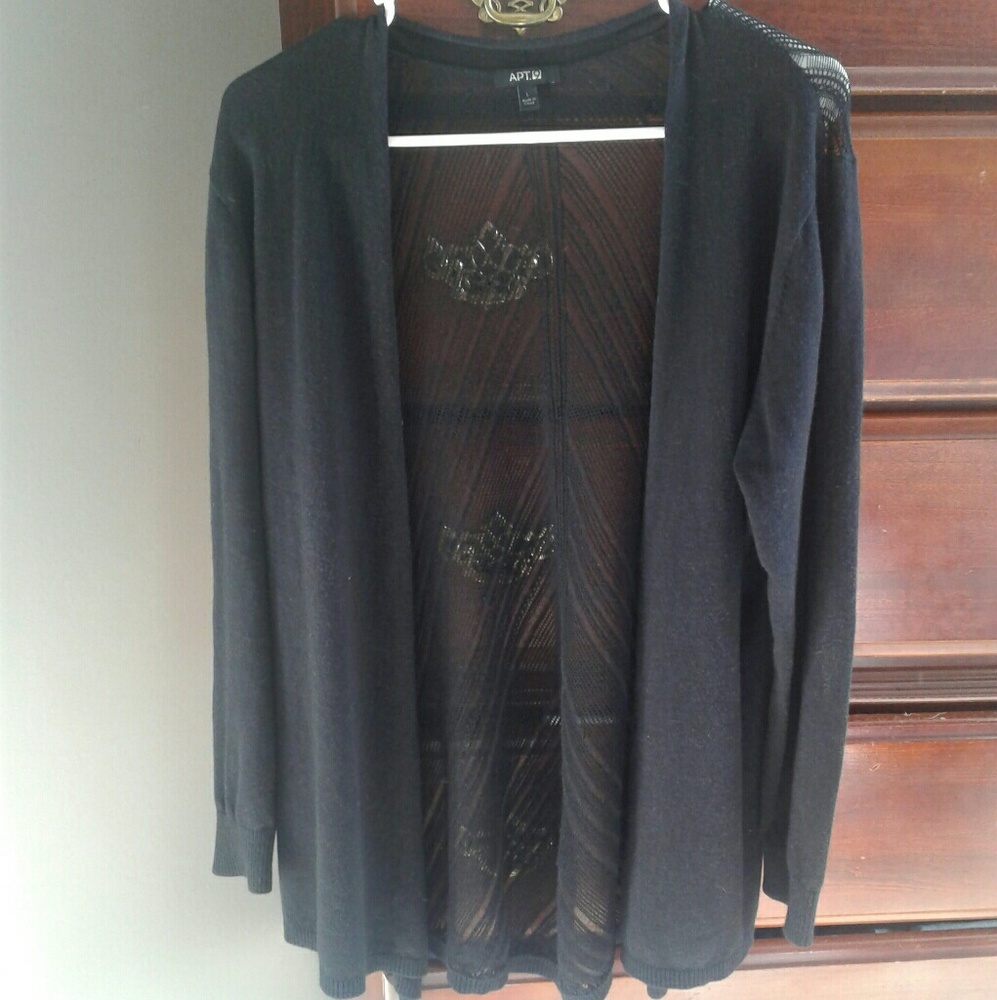 Black Lightweight cardigan